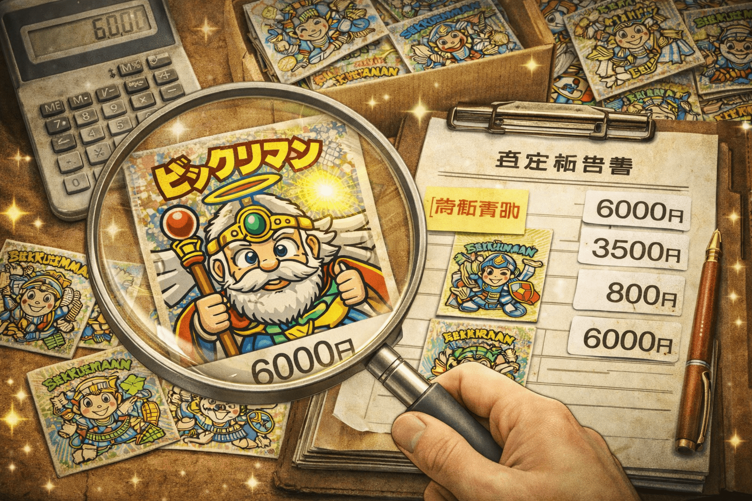 ビックリマンシールの査定はいくら？目安の考え方と金額が変わる理由